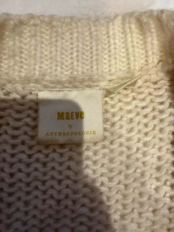 Anthropologie Sweater Knit Chunky Meave - Image 4