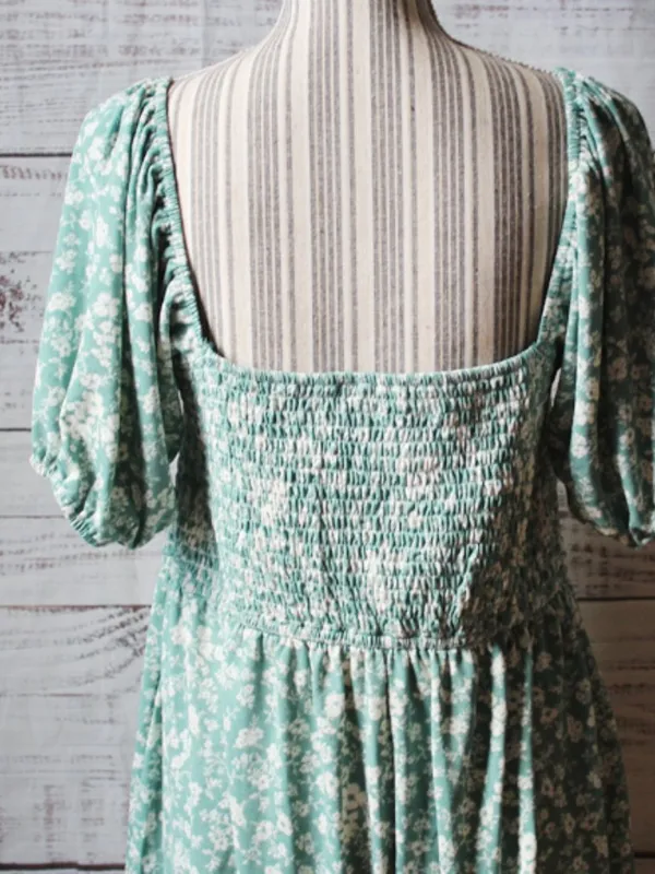 Ardene Floral Printed Milkmaid Romper Size XL - Image 4