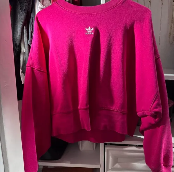 Adidas Crop Sweatshirt - Image 3