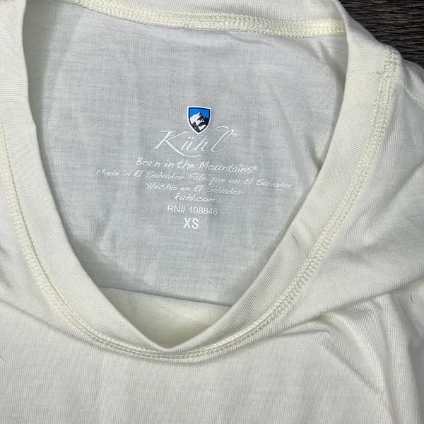 Kuhl Women's Konstance Long Sleeve‎ Ivory Size XS - Image 2