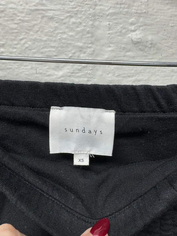 Aritzia Sundays Black Mini Skirt - Image 2