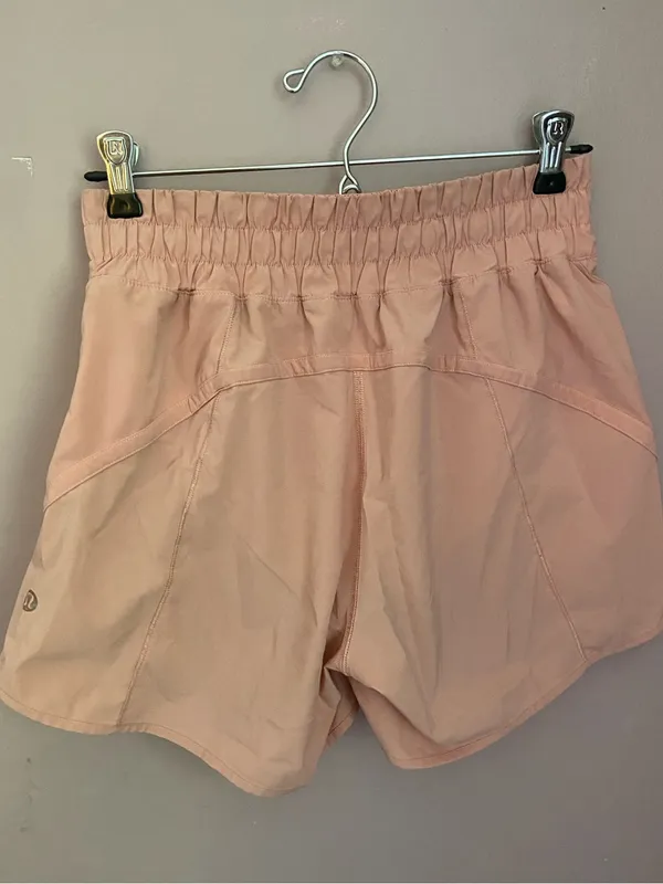 Lululemon Light Pink Women's Athletic Shorts - Image 2