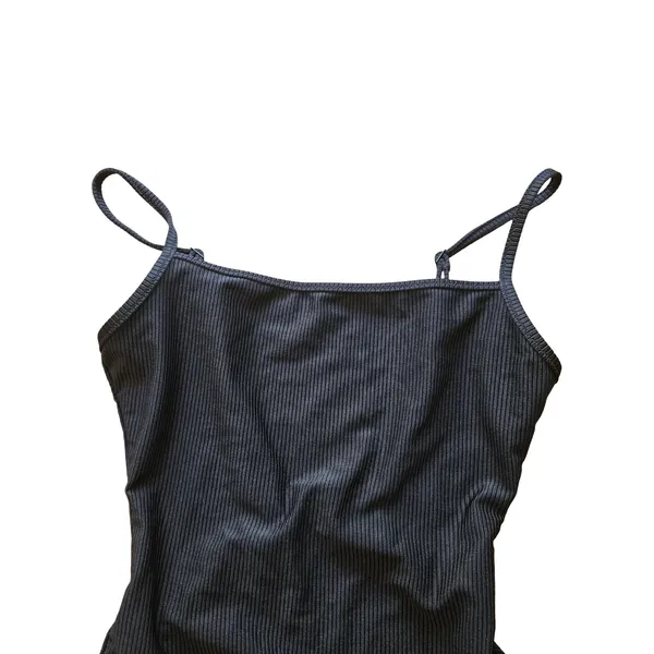 Aerie Black Crinkle‎ Scoop Full One Piece Swimsuit Size: M - Image 3