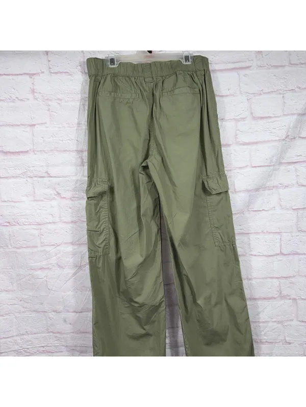 Rewash Olive Green Cargo Pants Womens Size 1/25 Wide Leg Utility Pants - Image 6
