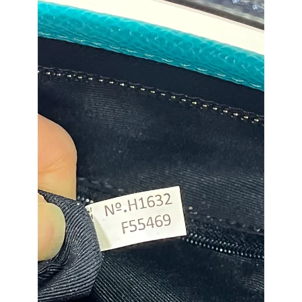 Coach Ava Tote Midnight Atlantic Crossgrain Leather Bag‎ F55469 with Pouch - Image 12
