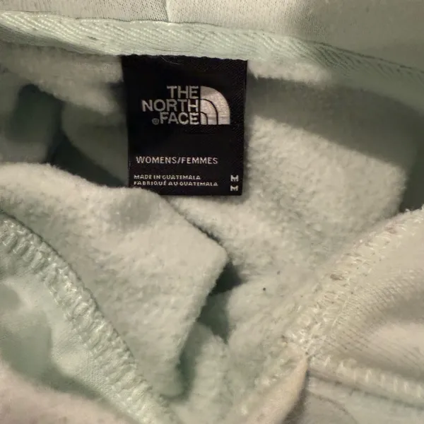 The North Face 2 Sided Hoodie Mint Green Size Medium. - Image 5