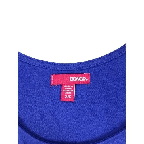 Bongo Bright Blue‎ Sleeveless Cutout Bodycon Dress Size Small - Image 5