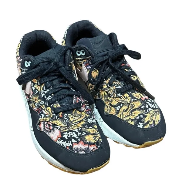 Nike Air Max 1 QS Floral Spring Mix Sneakers Women’s Size 8 Rare 2018 - Image 7