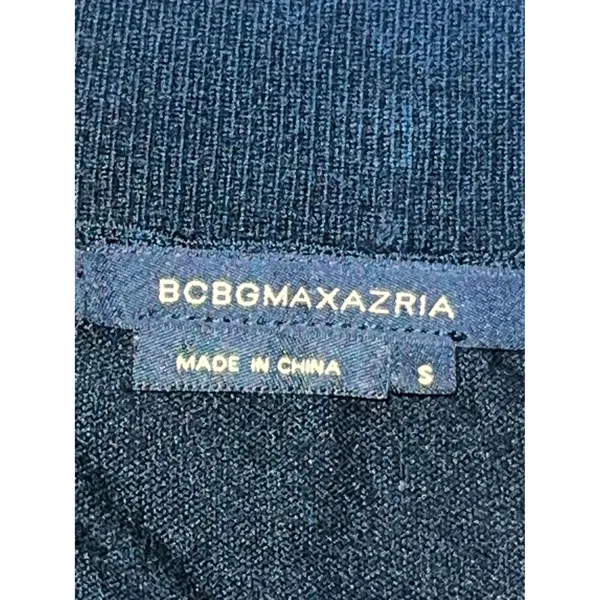 BCBG Max Azria Womens small Black Rhinestone Logo Sweater - Image 3