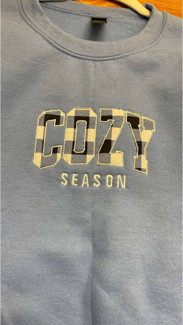 Cozy Season Embroidered Crewneck  - Image 2