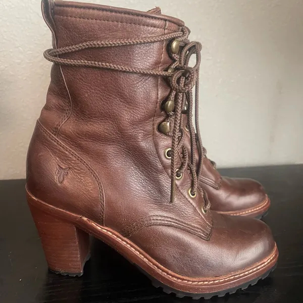 Frye Lucy Lace-Up Boots - Image 3
