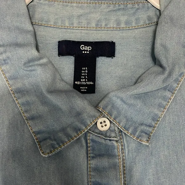 GAP Light Blue Denim Shirt - Image 2