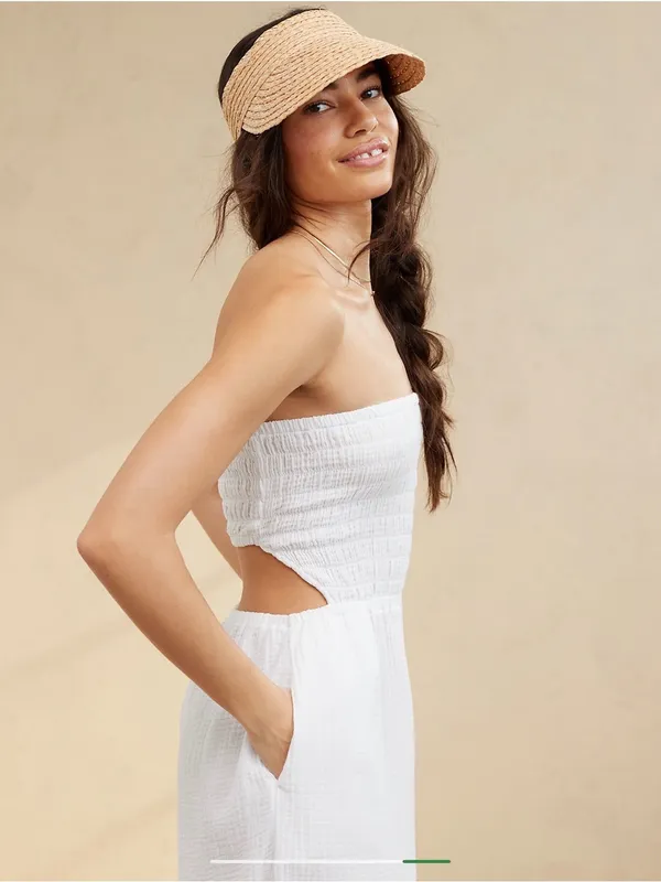 Aerie Gauzy Strapless Jumpsuit - Image 3