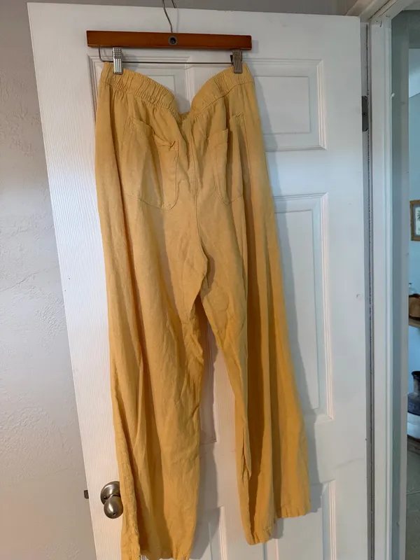 Old Navy Wide-Leg Linen Pants - Image 2