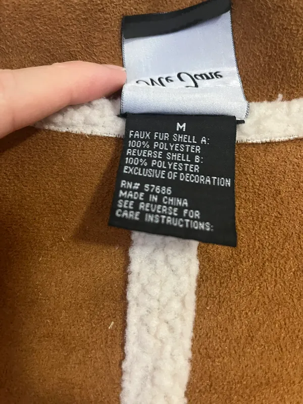 Me Jane Reversable Teddy Coat - Image 5
