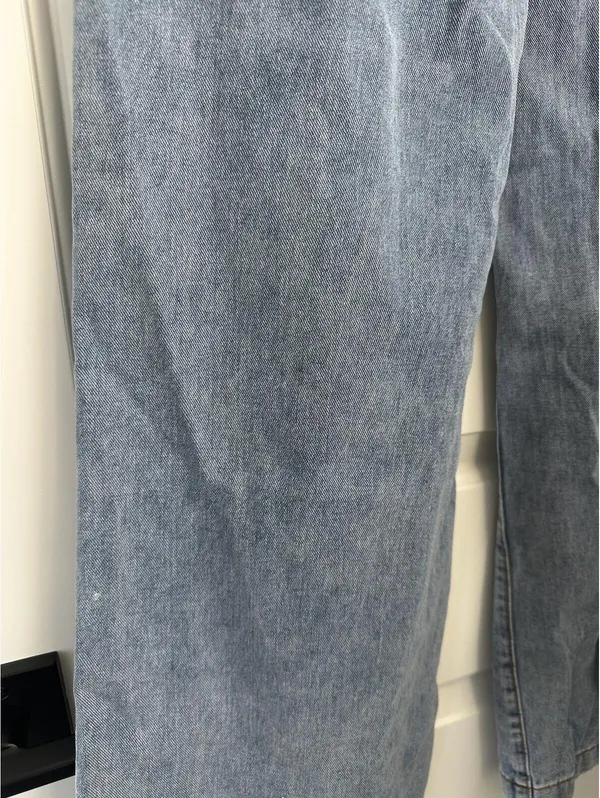 PTCL Utility High Waist Wide Leg Jeans Light Wash Indigo Size 25 - Image 8