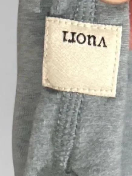 Vuori Women’s Small Heather Blue Jogger Sweatpants Drawstring Lounge Athleisure - Image 4