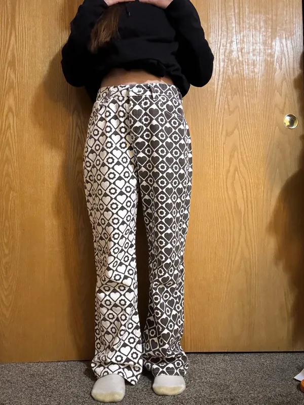 Multicolor Floral Jeans Multiple Size M - Image 4