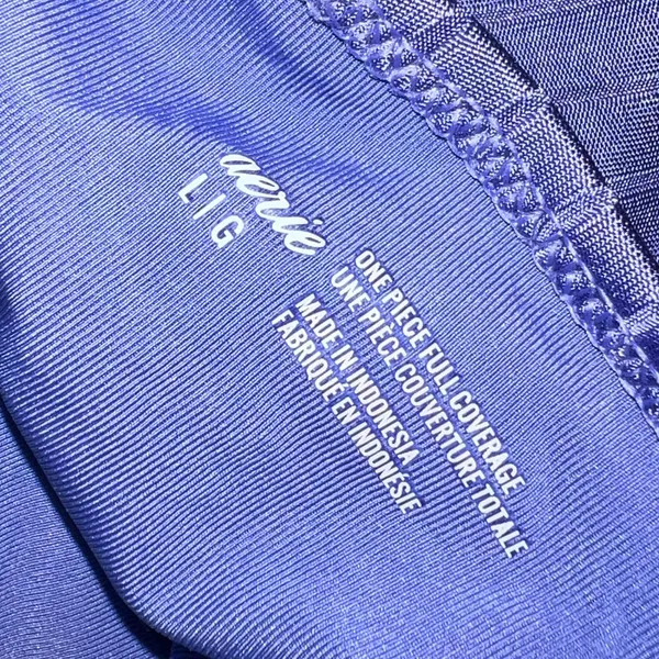 Aerie Ribbed Shine Side Scoop One Piece Swimsuit in Baja Blue Size Large NWT - Image 12
