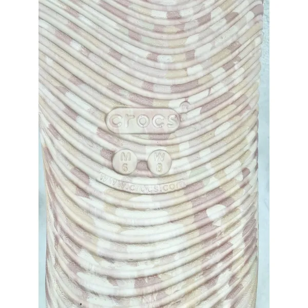 Crocs Mellow Recovery Marbled Slides Pink Men’s 6 Women's 8 - Image 11