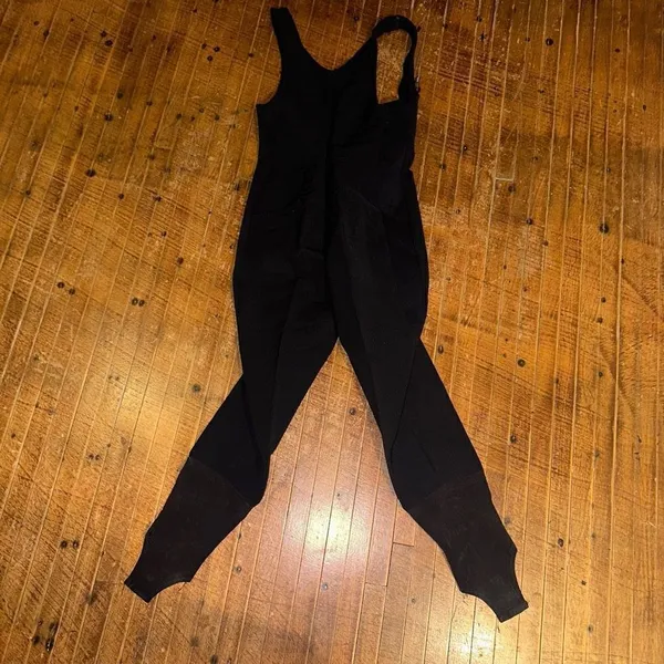 Obermeyer vintage black 10L stirrrup ski gorpcore wool overalls - Image 4