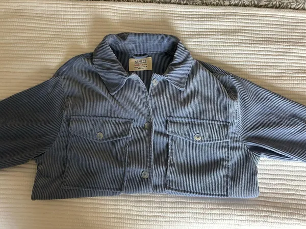 Ashley by 26 International Blue corduroy jacket - Image 2