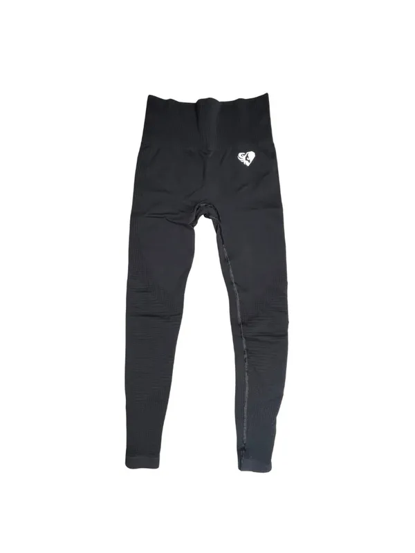 Womens Best Move Black Seamless High Waisted Leggings S - Image 3