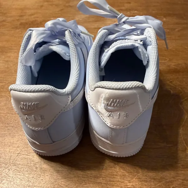 Air Force 1 Nike Women’s Hydrogen Blue and Football Grey - Image 3