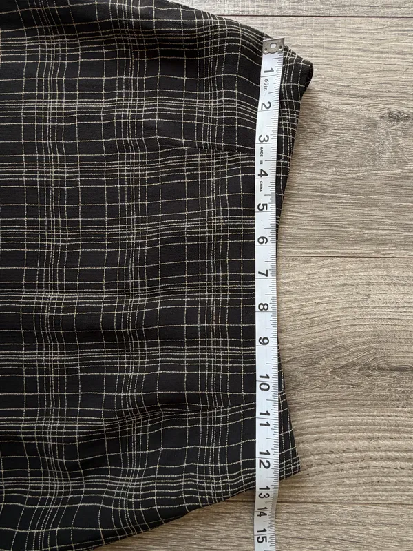 Banana Republic A-Line Plaid Mini Skirt - Image 4