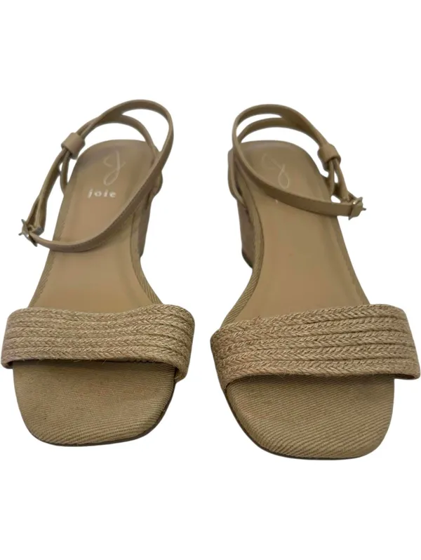 Joie Women's 8.5 Square Toe Wedge Block Heel Sandals - Image 4