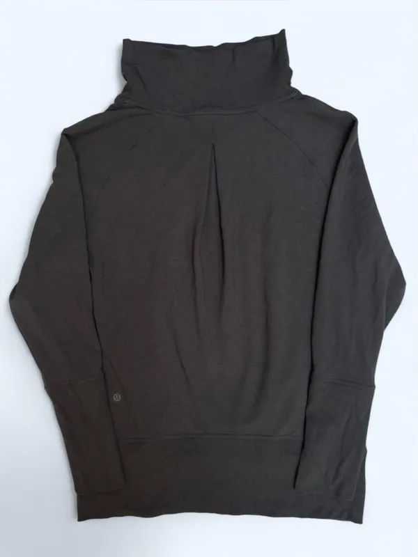 Lululemon High Lines Pullover sweatshirt black streetwear loungewear activewear - Image 6