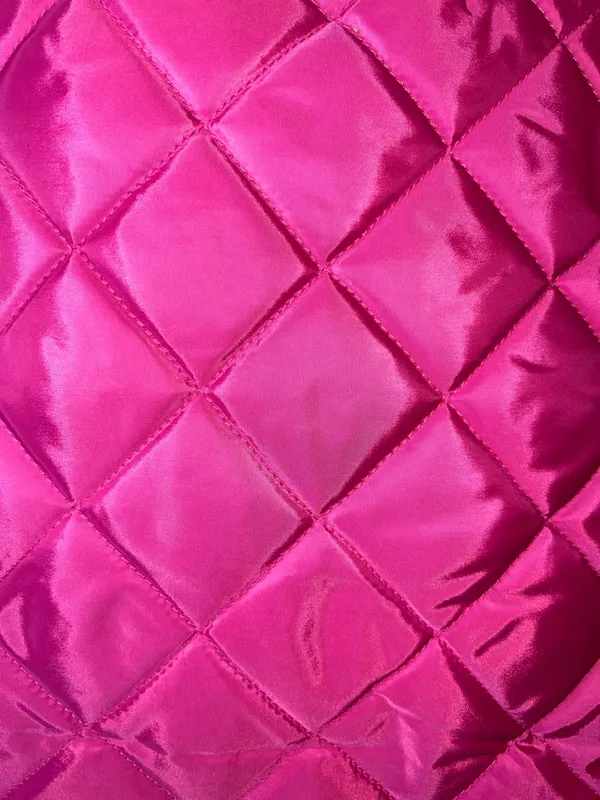 Juicy Couture Hot Pink‎ Quilted Tote Bag NWT Barbiecore Y2K Shoulder Bag - Image 9