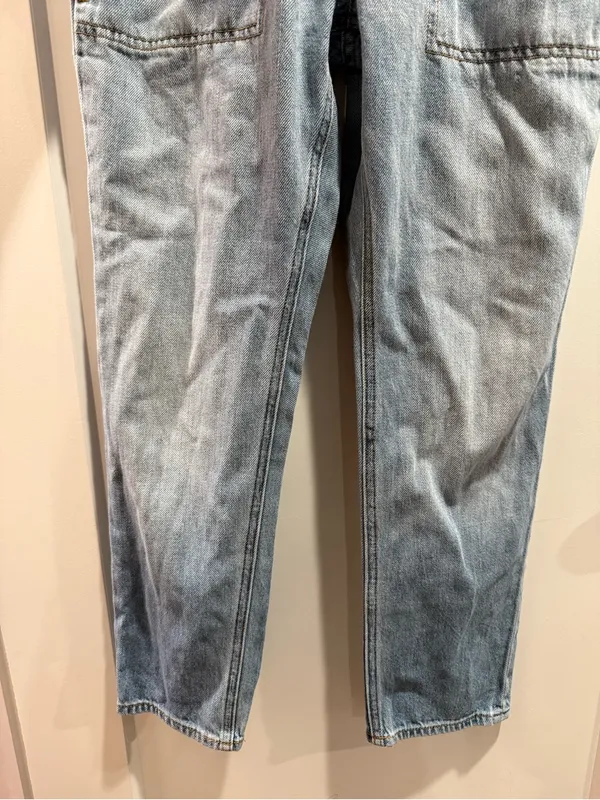 GAP Light Blue Denim Overalls‎ Size XS - Image 3
