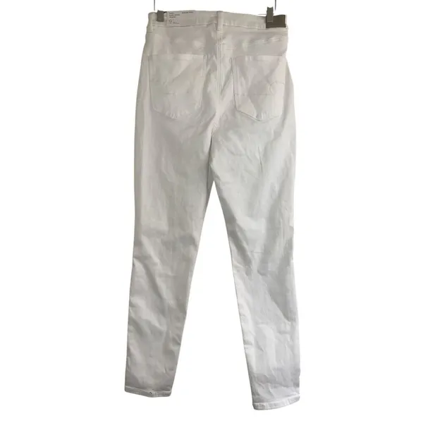 American Eagle Ne(x)t Level Curvy High-Waisted White Sz 12/31W Jeggings - Image 7