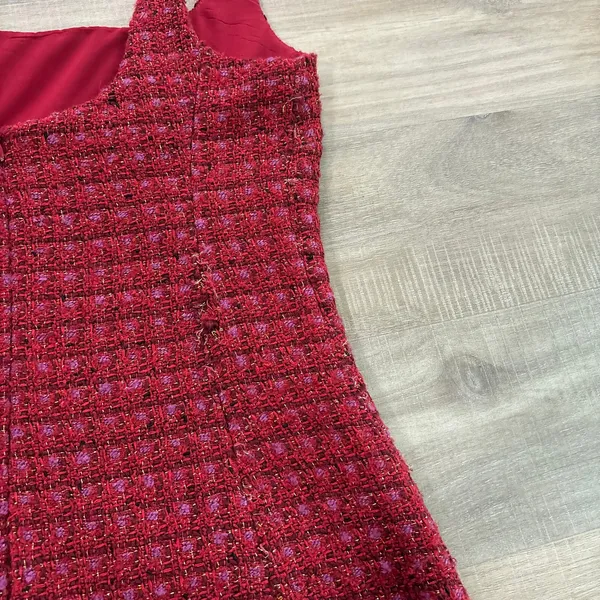 Amanda Uprichard Bethany Skort Romper Dress Women Size Medium Durham Tweed - Image 8
