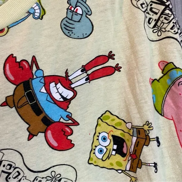 SpongeBob Squarepants Cropped T - Image 5