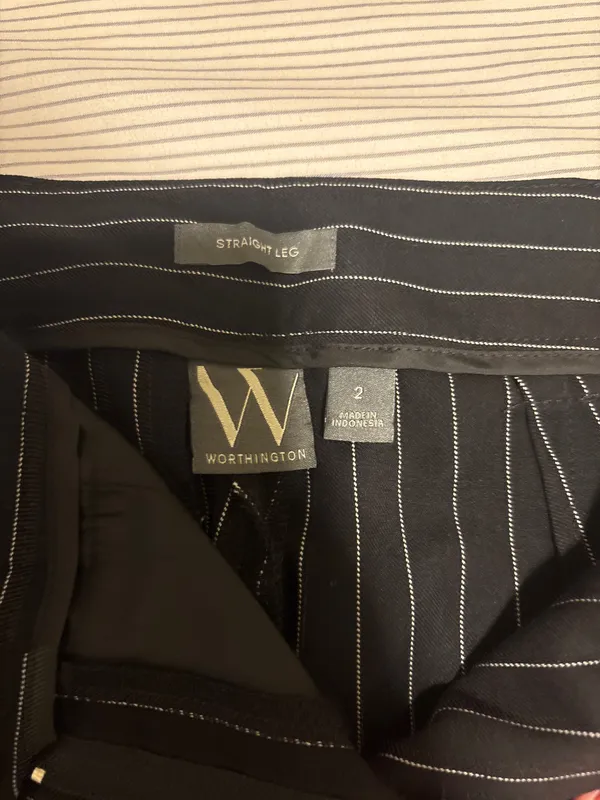Straight Leg Worthington High-Rise Work Pants - Image 2
