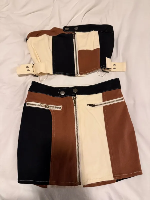 Two Piece Skirt Set - Image 2