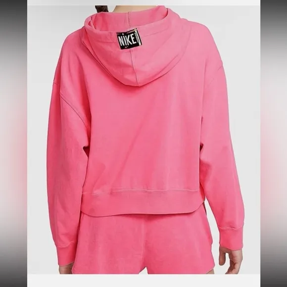 Nike NWOT Sportswear Women's Washed Hoodie - Pink - Image 2
