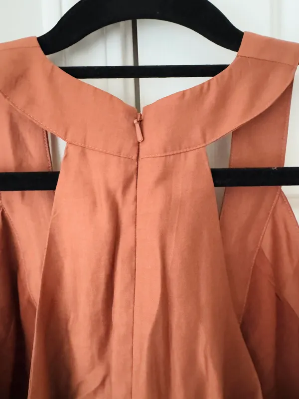 Anthropologie Sleeveless V-neck Pinafore Romper, Size S - Image 13