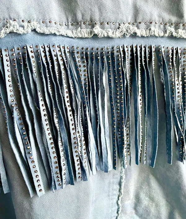 Rhinestone Fringe Jacket  - Image 4