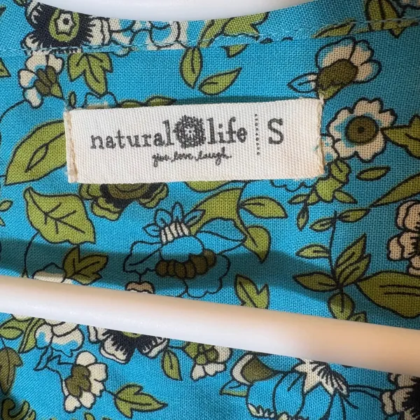 Natural Life Dara Floral Tunic Dress Size Small - Image 5