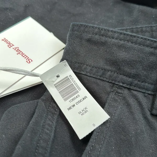 Aritzia Sunday Best New Oscar Mid-rise carpenter pants Black 0 Organic NEW - Image 5