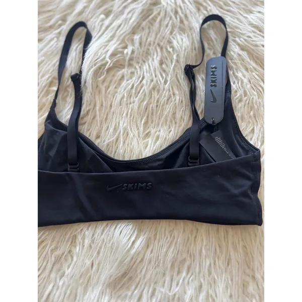 Nike Skims Matte Micro Scoop Bra Obsidian Size XS - Image 9