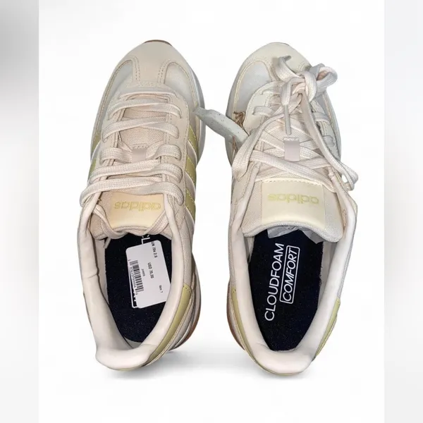 Adidas RUN 70s 2.0 Wonder White Powder Yellow Warm - Image 5