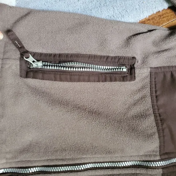 Very warm brown thick fleece by free country size small women's - Image 2