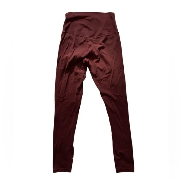 Offline By Aerie Burgundy Real Me High Waisted Leggings Size M - Image 4