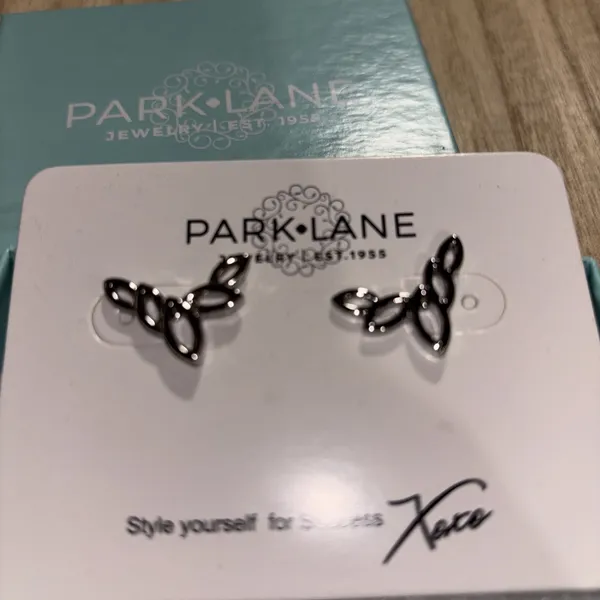 Park Lane Crepe Earrings Silver-  Posts - Image 2
