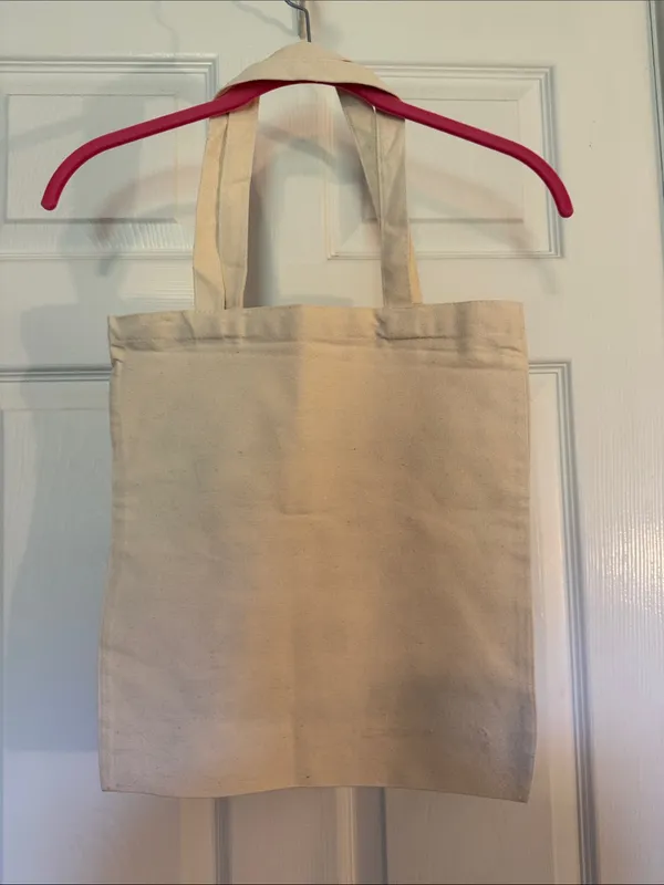 Handcrafted Canvas Tote Bag with "Heal Them With Kindness" Print - Image 3
