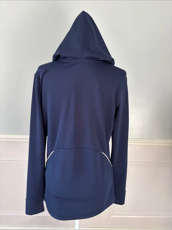 Nike Hooded Running Top Size Medium Quarter Zip Dri-Fit Lightweight Layering - Image 7